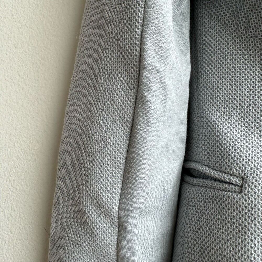 BCBGMAXAZRIA Gray Blue Pant Suit Trouser Office Career Two Piece Size XXS - Picture 8 of 12